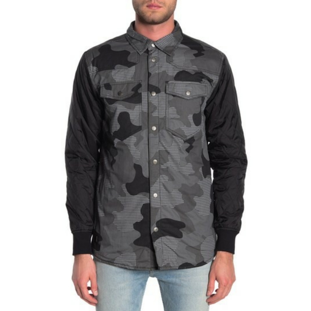 Triple Five Soul | Camouflage Shirt Jacket